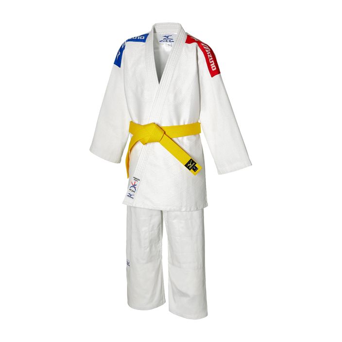 Costum de judo cu centură Mizuno Kodomo alb 22GG1A352299 2