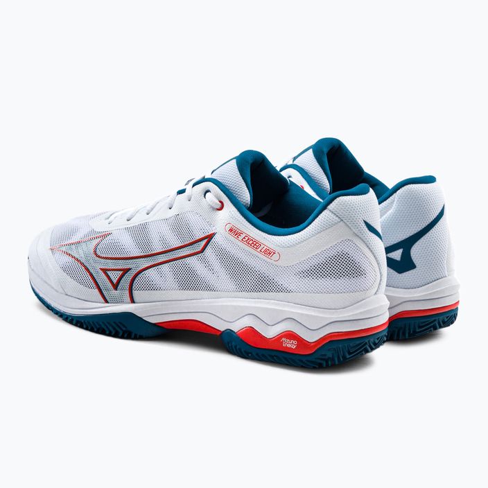 Pantofi de tenis pentru bărbați Mizuno Wave Exceed Light CC alb 61GC222030 3