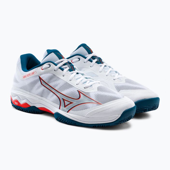 Pantofi de tenis pentru bărbați Mizuno Wave Exceed Light CC alb 61GC222030 5