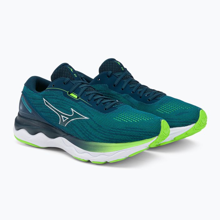 Pantofi de alergare pentru bărbați Mizuno Wave Skyrise 3 albastru J1GC220901 4