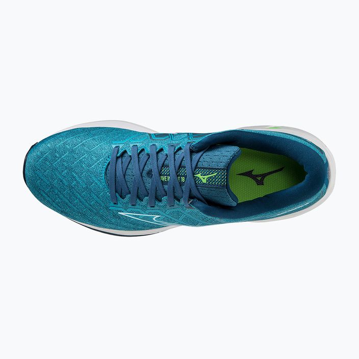 Pantofi de alergare pentru bărbați Mizuno Wave Inspire 18 albastru J1GC224402 13