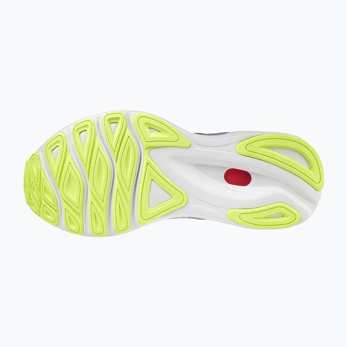 Încălțăminte de alergare pentru femei Mizuno Skyrise 3 white/ white/ neo lime 4