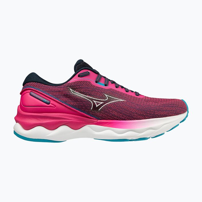 Pantofi de alergare pentru femei Mizuno Skyrise 3 roz păun/alb/alger albastru 10