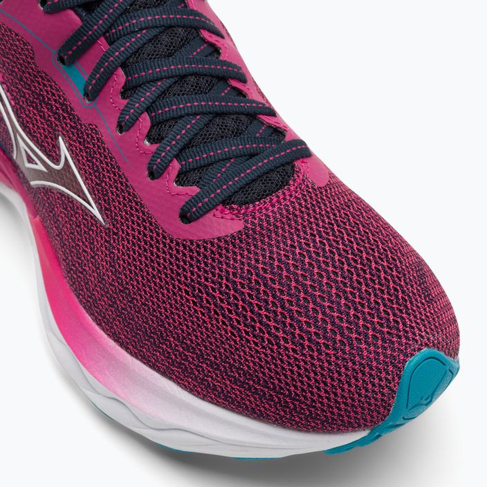 Pantofi de alergare pentru femei Mizuno Skyrise 3 roz păun/alb/alger albastru 7