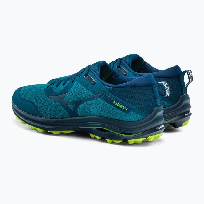 Pantofi de alergare pentru bărbați Mizuno Wave Rider TT albastru J1GC213284 3