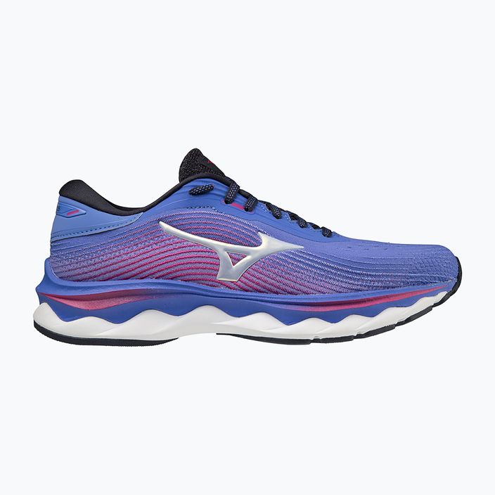Pantofi de alergare pentru femei Mizuno Wave Sky 5 amparo blue/white/festival fucsia 10