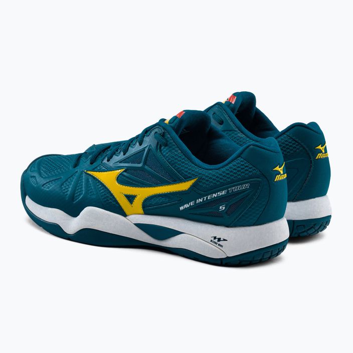 Pantofi de tenis pentru bărbați Mizuno Wave Intense Tour 5 AC albastru 61GA190030 3