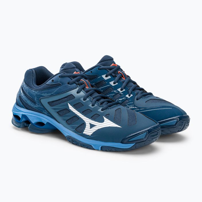 Pantofi de volei pentru bărbați Mizuno Wave Voltage albastru marin V1GA216021 4