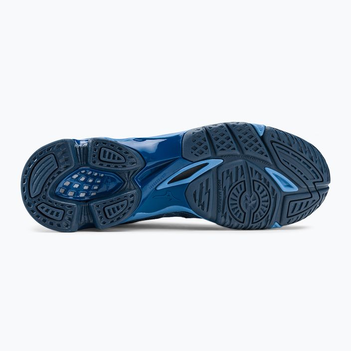 Pantofi de volei pentru bărbați Mizuno Wave Voltage albastru marin V1GA216021 5