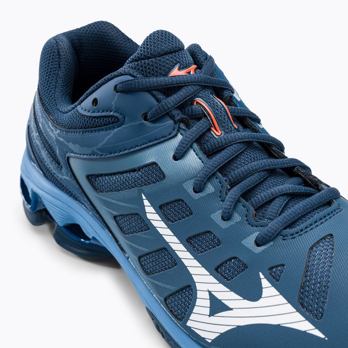 Pantofi de volei pentru bărbați Mizuno Wave Voltage albastru marin V1GA216021 10