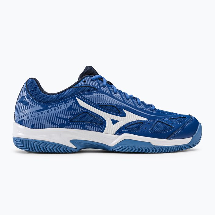 Pantofi de tenis pentru bărbați Mizuno Breakshot 3 CC albastru marin 61GC212526 2