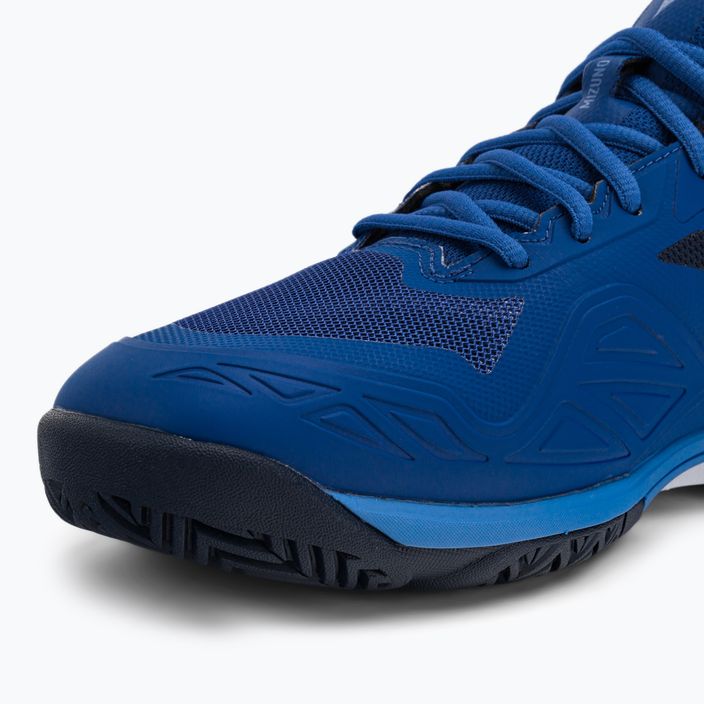 Pantofi de tenis pentru bărbați Mizuno Wave Exceed Light AC albastru marin 61GA221826 9