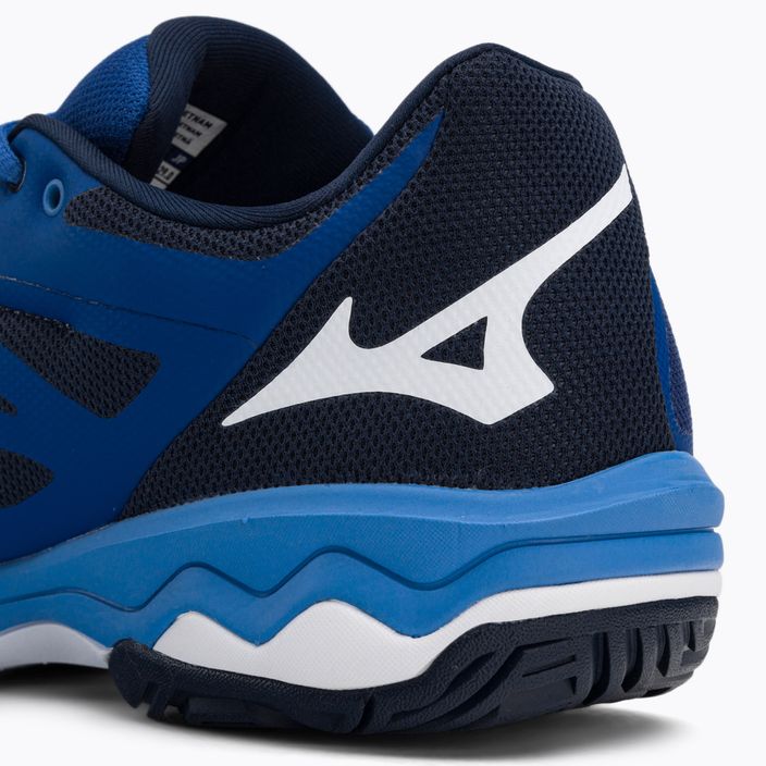 Pantofi de tenis pentru bărbați Mizuno Wave Exceed Light AC albastru marin 61GA221826 10