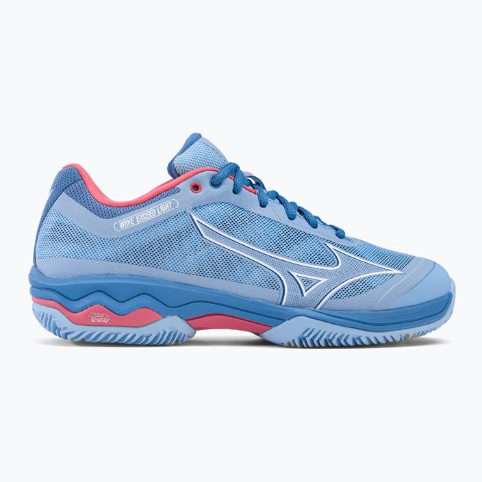 Pantofi de tenis pentru femei Mizuno Wave Exceed Light CC albastru 61GC222121 2