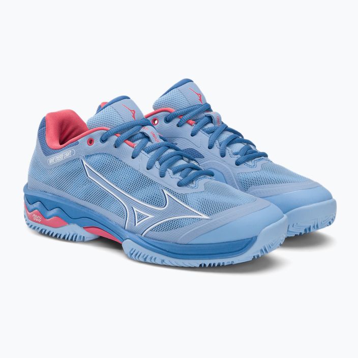 Pantofi de tenis pentru femei Mizuno Wave Exceed Light CC albastru 61GC222121 4