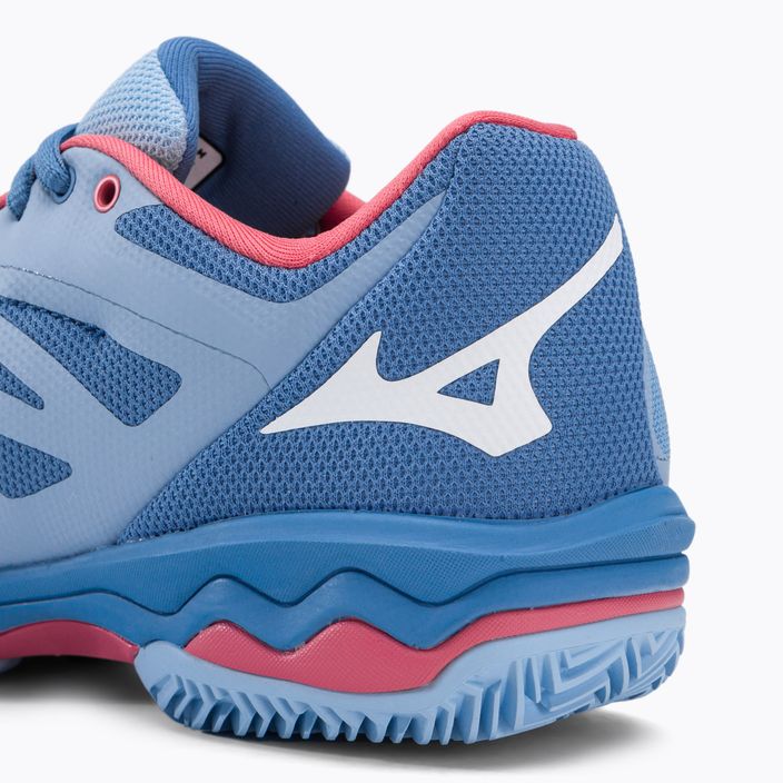 Pantofi de tenis pentru femei Mizuno Wave Exceed Light CC albastru 61GC222121 10