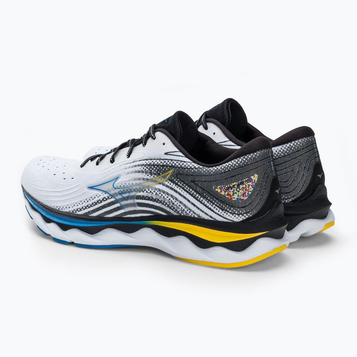 Pantofi de alergare pentru bărbați Mizuno Wave Sky 6 alb J1GC220201 3