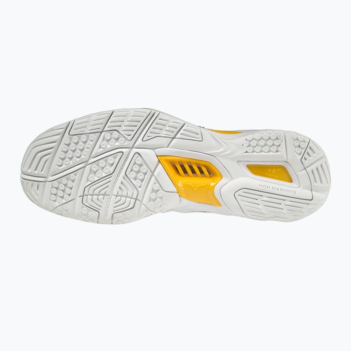 Pantofi de handbal pentru bărbați Mizuno Wave Stealth V alb X1GA180013 15