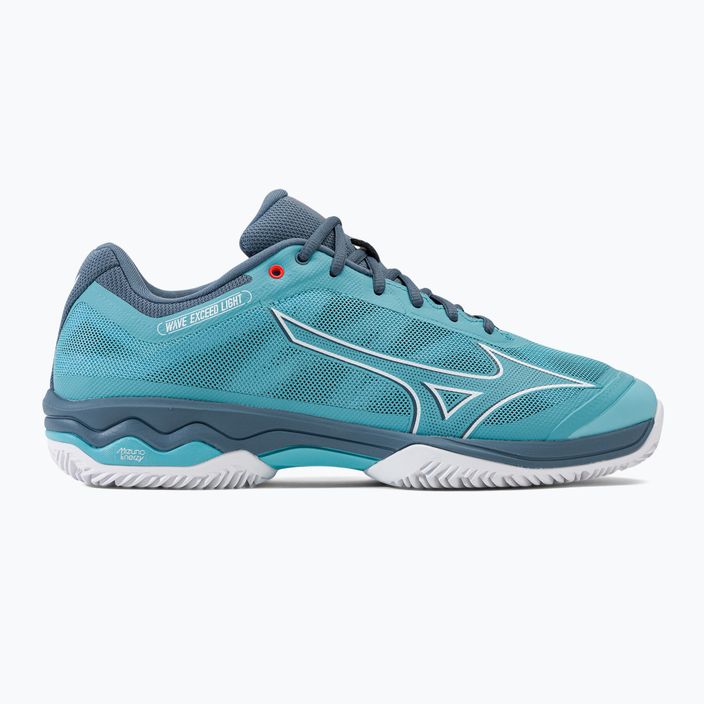 Pantofi de tenis pentru bărbați Mizuno Wave Exceed Light CC albastru 61GC222032 2