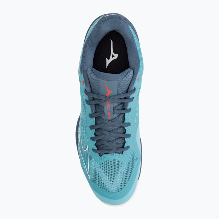 Pantofi de tenis pentru bărbați Mizuno Wave Exceed Light CC albastru 61GC222032 6