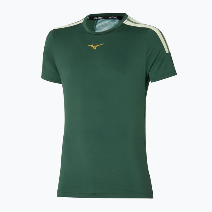 Tricou de alergare pentru bărbați Mizuno Shadow Tee verde 62GAA00237