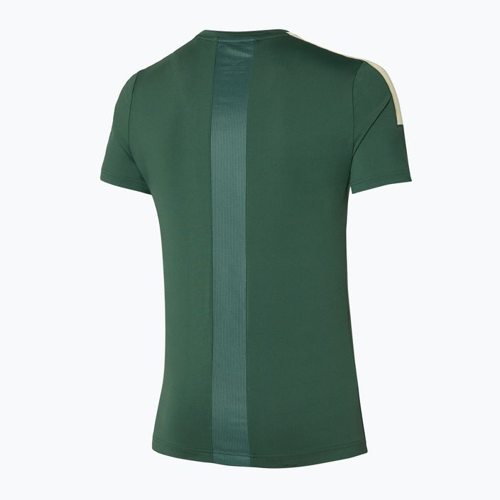 Tricou de alergare pentru bărbați Mizuno Shadow Tee verde 62GAA00237 2