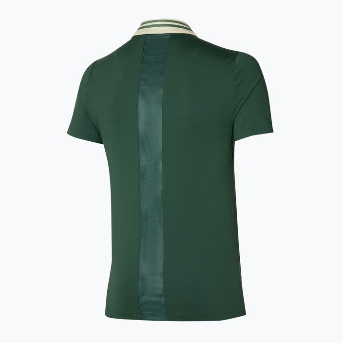 Tricou de alergare pentru bărbați Mizuno Shadow Polo verde 62GAA00437 2
