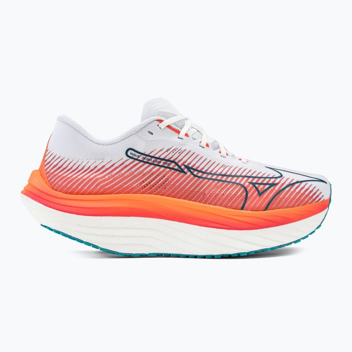 Mizuno Wave Rebellion Pro alb-portocaliu pantofi de alergare J1GC231701 2