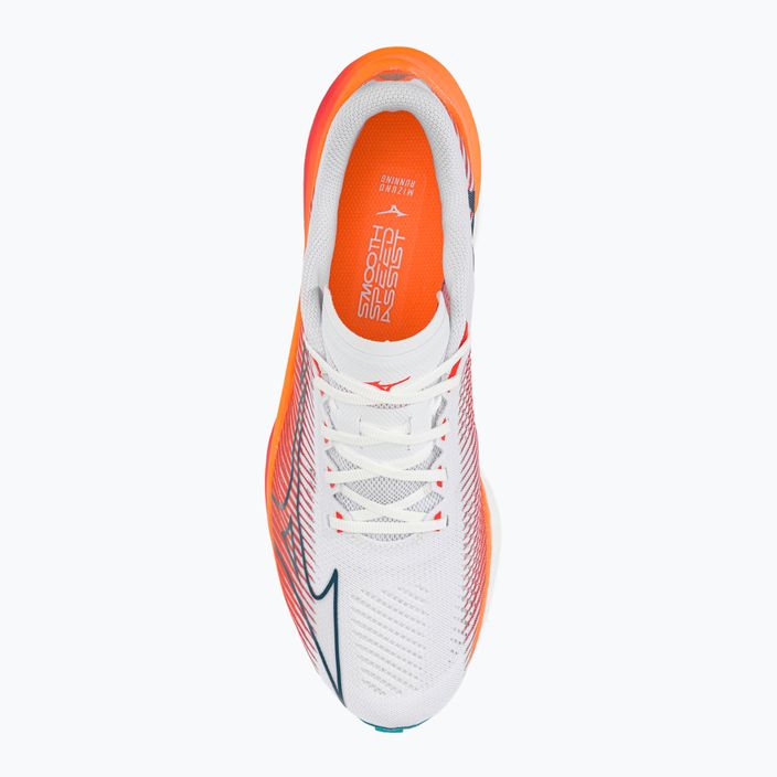Mizuno Wave Rebellion Pro alb-portocaliu pantofi de alergare J1GC231701 6