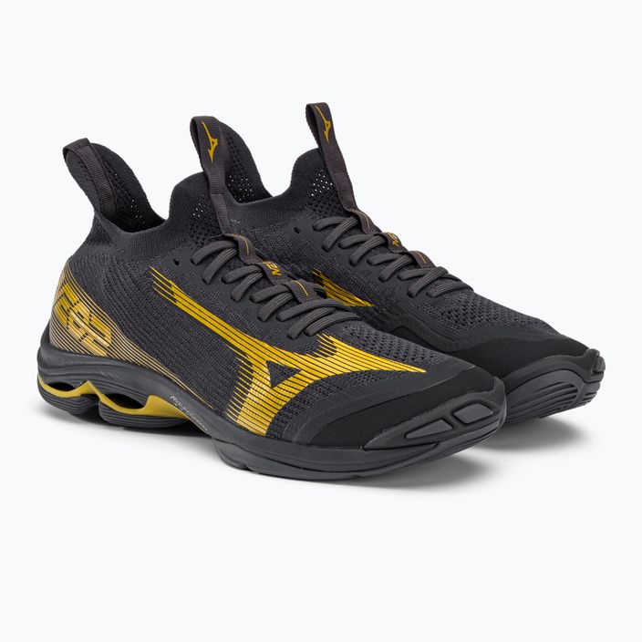 Pantofi de volei pentru bărbați Mizuno Wave Lightning Neo2 negru V1GA220241 5