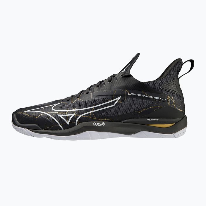 Pantofi de handbal pentru bărbați Mizuno Wave Mirage 4 negru X1GA215041 10