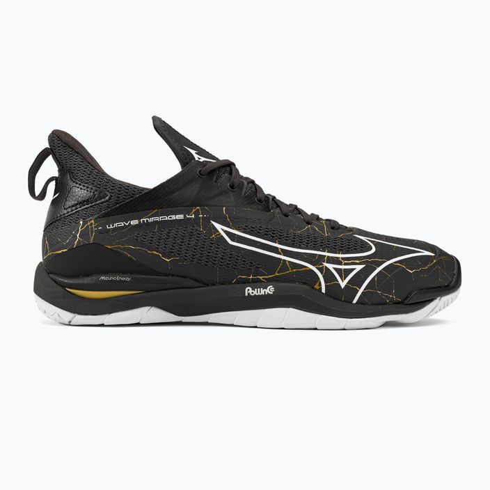 Pantofi de handbal pentru bărbați Mizuno Wave Mirage 4 negru X1GA215041 2