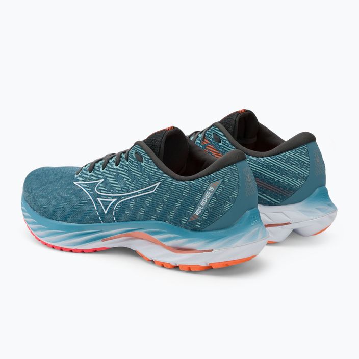 Pantofi de alergare pentru bărbați Mizuno Wave Inspire 19 albastru J1GC234401 3
