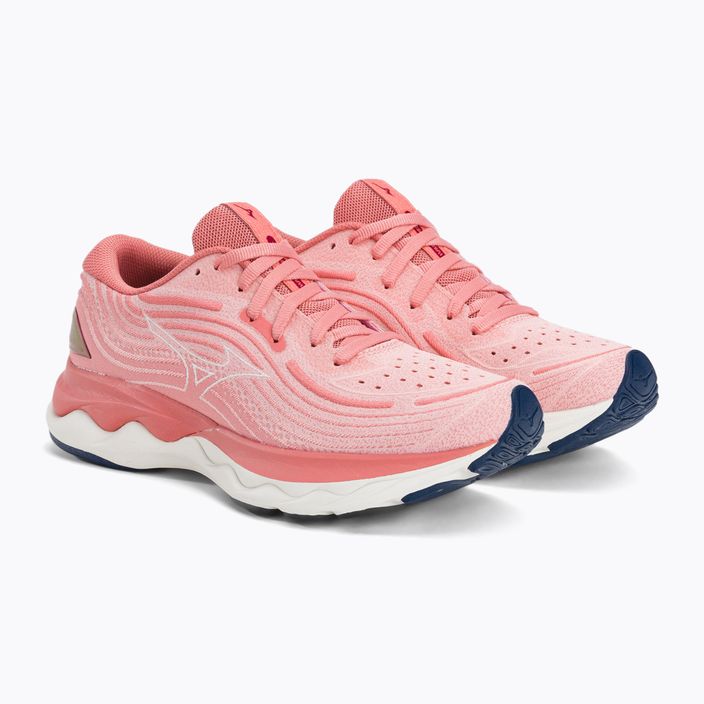 Pantofi de alergare pentru femei Mizuno Wave Skyrise 4 roz J1GD230923 4