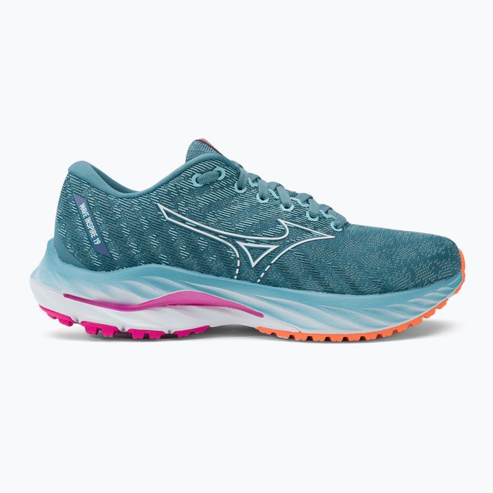 Pantofi de alergare pentru femei Mizuno Wave Inspire 19 albastru J1GD234421 2