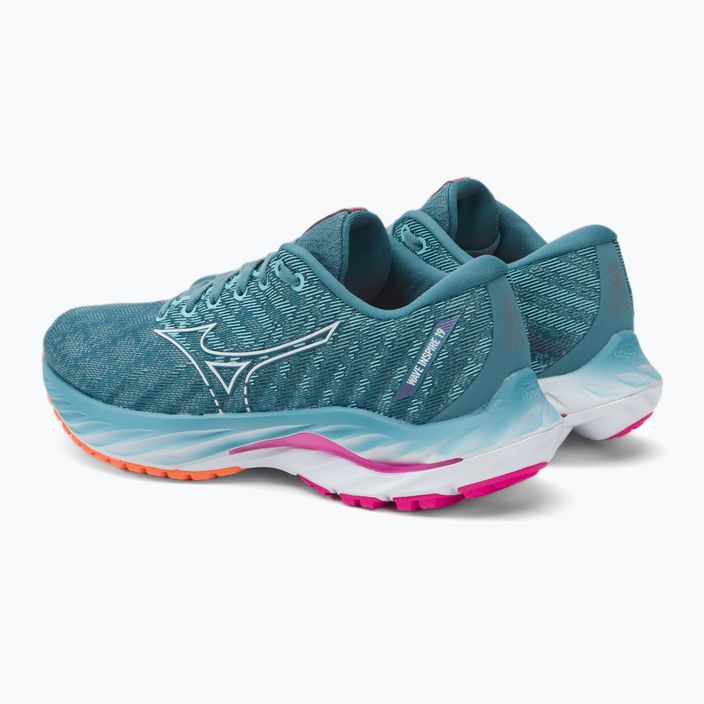 Pantofi de alergare pentru femei Mizuno Wave Inspire 19 albastru J1GD234421 3