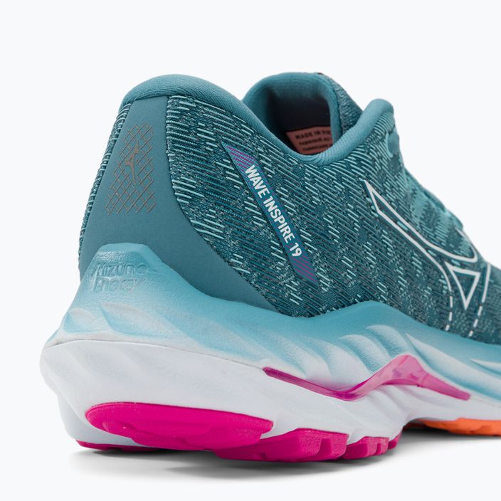 Pantofi de alergare pentru femei Mizuno Wave Inspire 19 albastru J1GD234421 8
