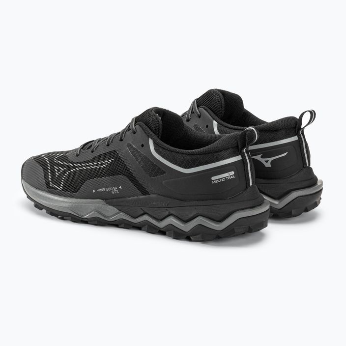 Pantofi de alergare pentru bărbați Mizuno Wave Ibuki 4 GTX negru/grimetalic/umbră întunecată 4