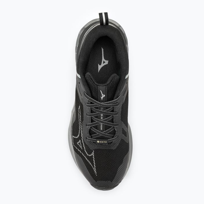 Pantofi de alergare pentru bărbați Mizuno Wave Ibuki 4 GTX negru/grimetalic/umbră întunecată 7