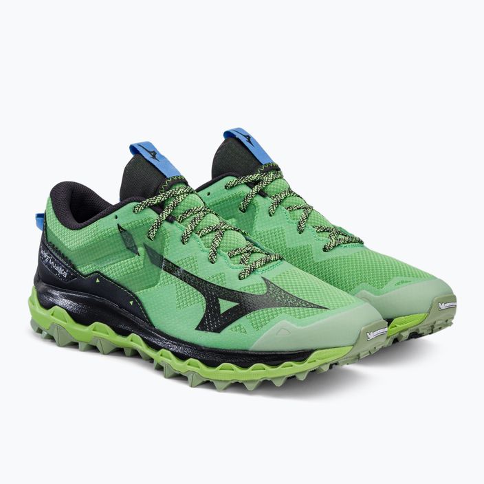 Pantofi de alergare pentru bărbați Mizuno Wave Mujin 9 verde J1GJJ227052 4