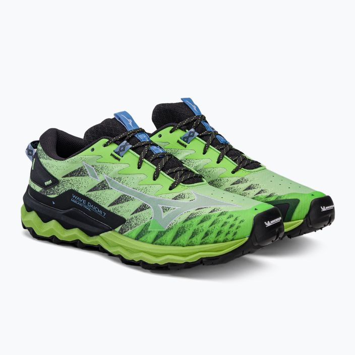 Pantofi de alergare pentru bărbați Mizuno Wave Daichi 7 verde J1GJJ227102 4