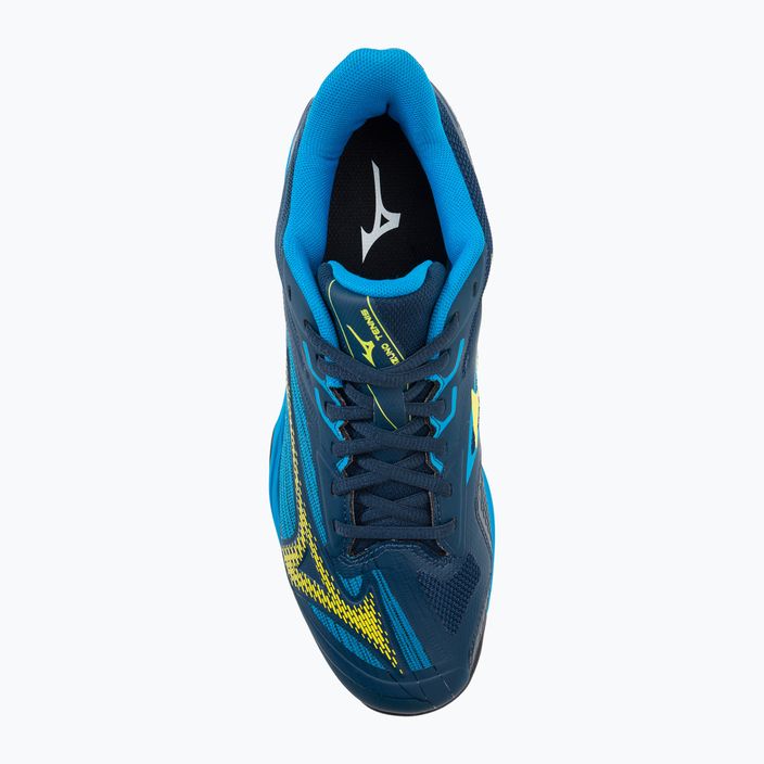 Pantofi de tenis pentru bărbați Mizuno Wave Exceed Light 2 AC dress blues / bolt2 neon / clolsonne 6