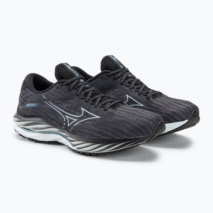 Pantofi de alergare pentru bărbați Mizuno Wave Rider 27 ebony/illusion blue/black 6