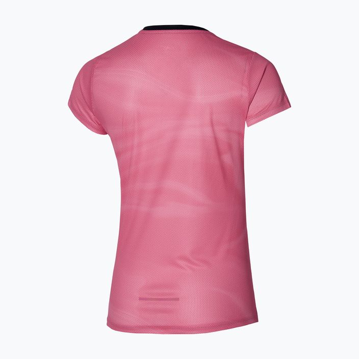 Tricou de alergat pentru femei Mizuno Premium Aero Tee sangria sunset 2