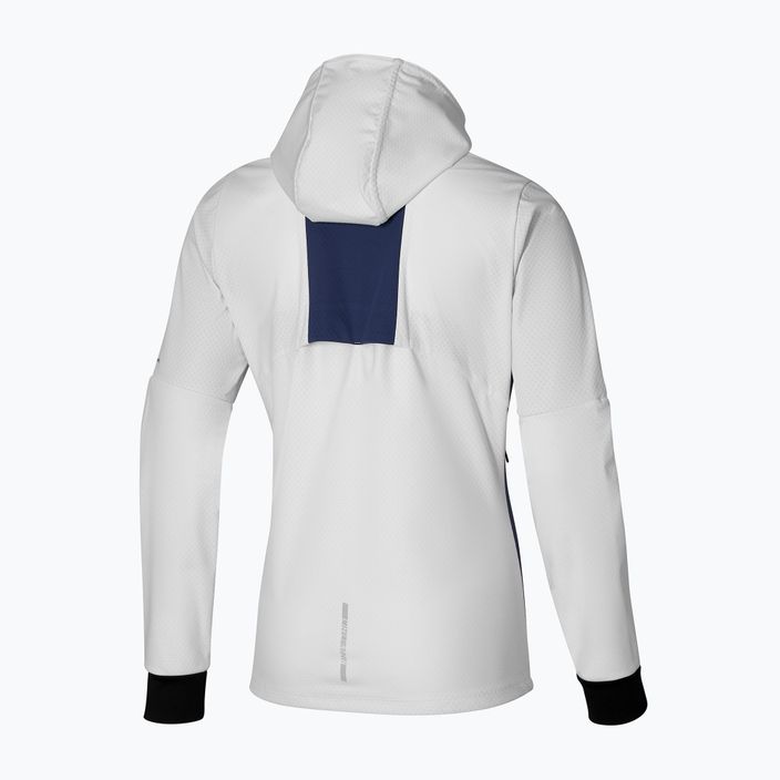 Jachetă de alergat pentru femei  Mizuno Thermal Charge BT snow white/nightshadow blue 2