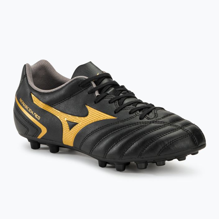 Încălțăminte de fotbal pentru bărbați Mizuno Monarcida Neo II Select AG black/gold