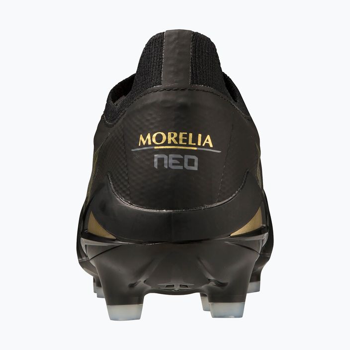 Mizuno Morelia Morelia Neo IV Beta Elite MD ghete de fotbal pentru bărbați negru/aur/negru/negru 8