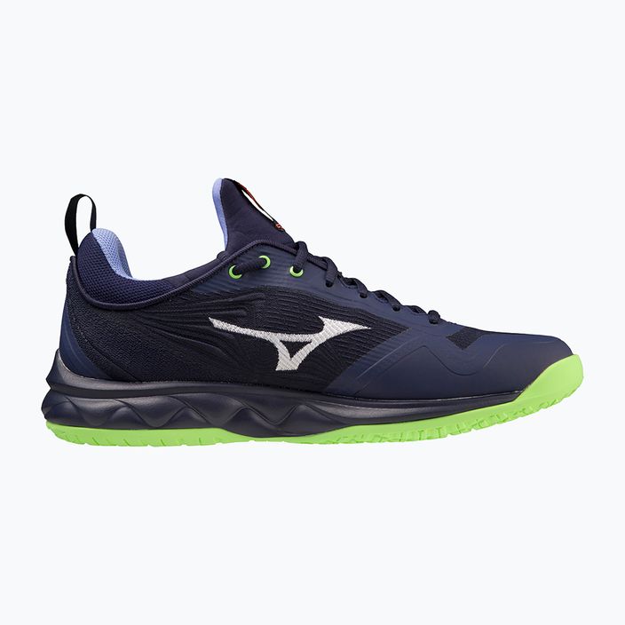Pantofi de volei pentru bărbați Mizuno Wave Luminous 2 evening blue / tech green / lolite 3
