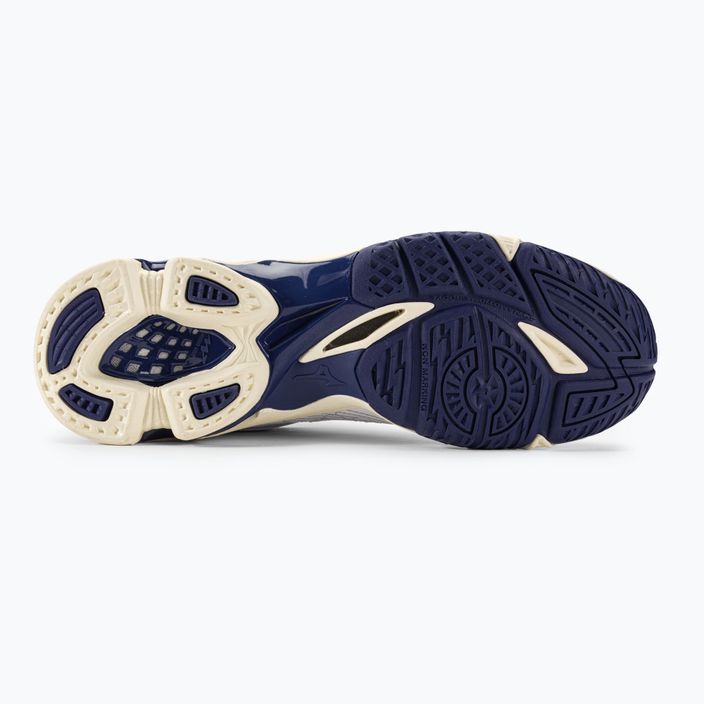 Pantofi de volei pentru bărbați Mizuno Wave Voltage alb / panglică albastră / mp gold 6