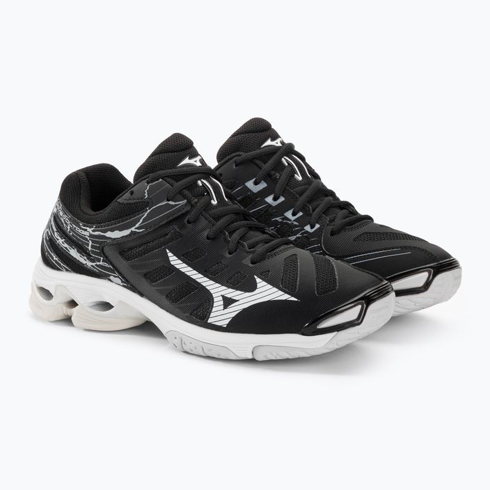 Pantofi de volei pentru bărbați Mizuno Wave Voltage negru / argintiu 5